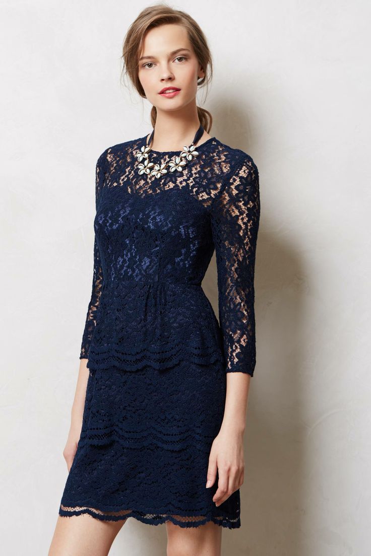 Blue Lace Dress DressedUpGirl