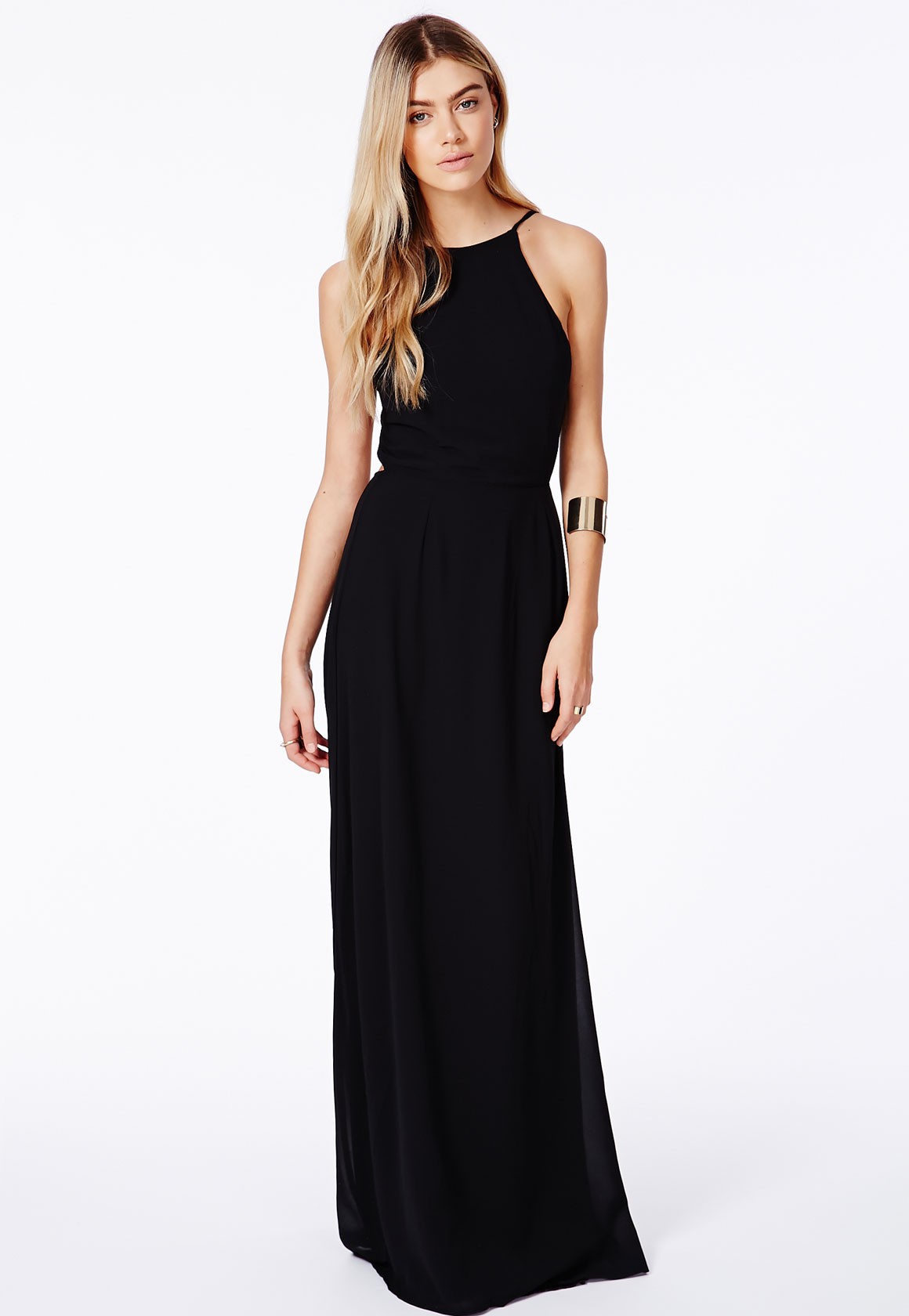 Black Maxi Dress Dressed Up Girl