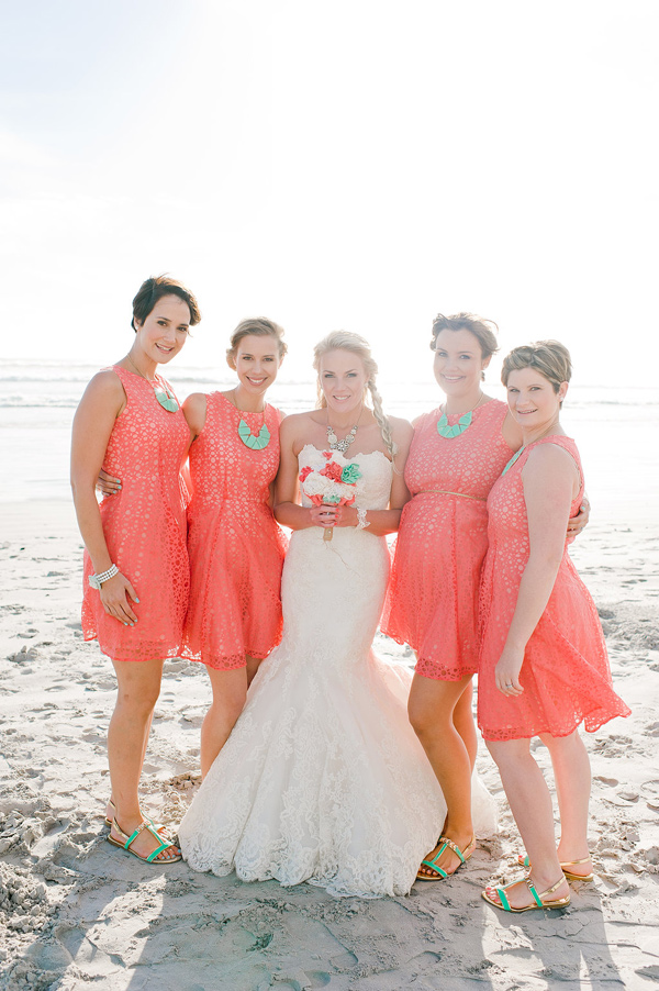 Coral Bridesmaid Dresses Dressed Up Girl