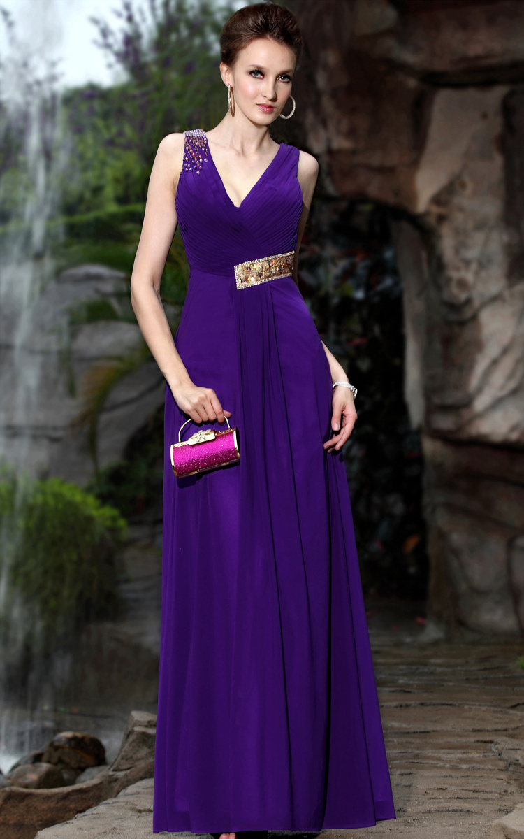 Purple Bridesmaid Dresses Dressed Up Girl