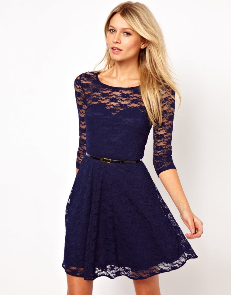 Lace Skater Dresses Picture Collection | DressedUpGirl.com