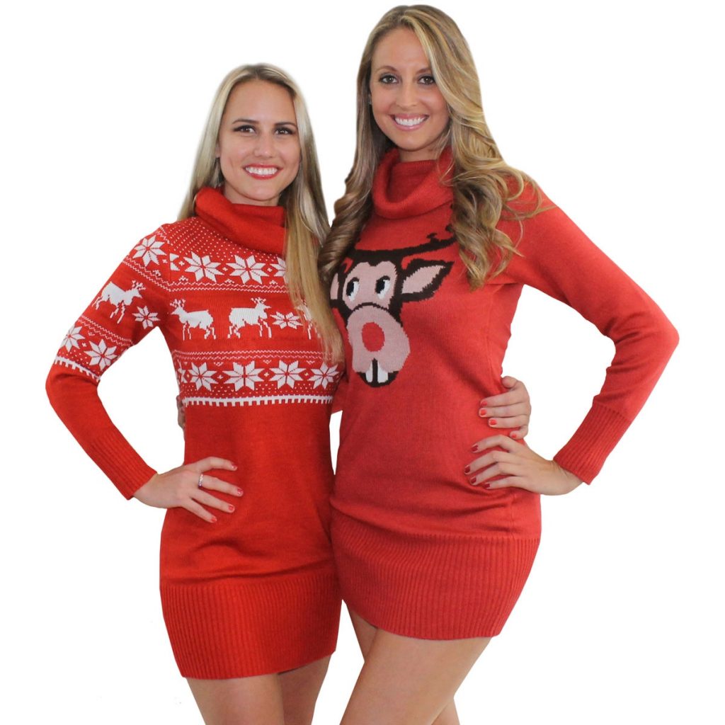 Christmas Sweater Dress Picture Collection