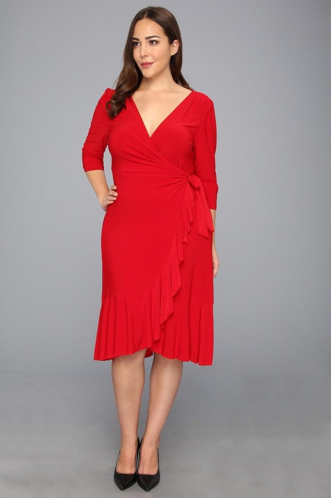 Red Wrap Dress Picture Collection | DressedUpGirl.com