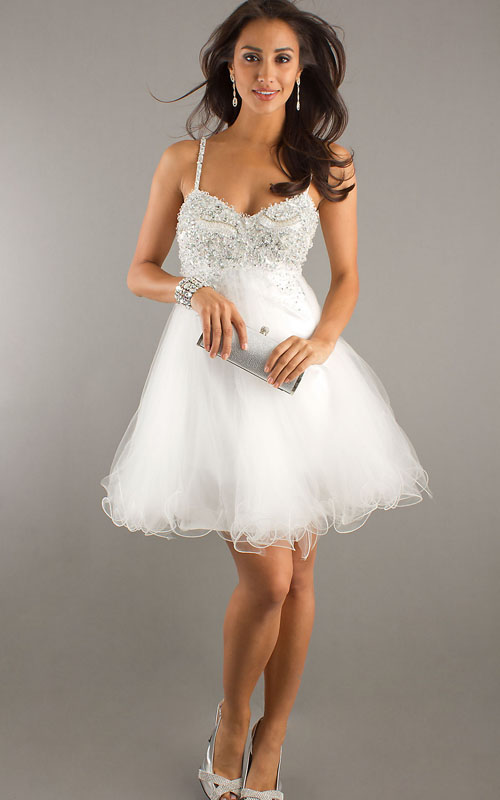 White Cocktail Dress Picture Collection | Dressed Up Girl