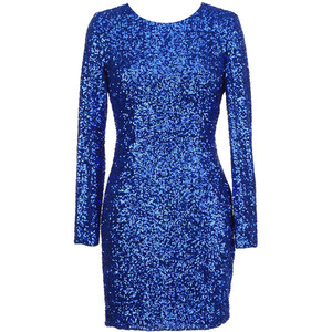 Blue Sequin Dress Picture Collection | DressedUpGirl.com