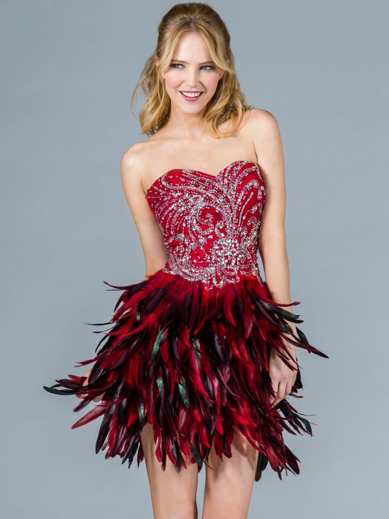 Feather Dress Picture Collection 7429