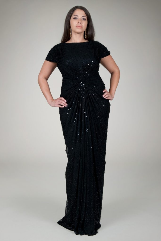 Plus Size Sequin Dress 0845