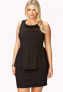 Plus Size Mesh Dress