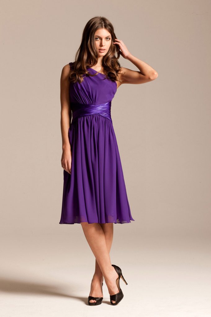 Purple Cocktail Dress Picture Collection 9429