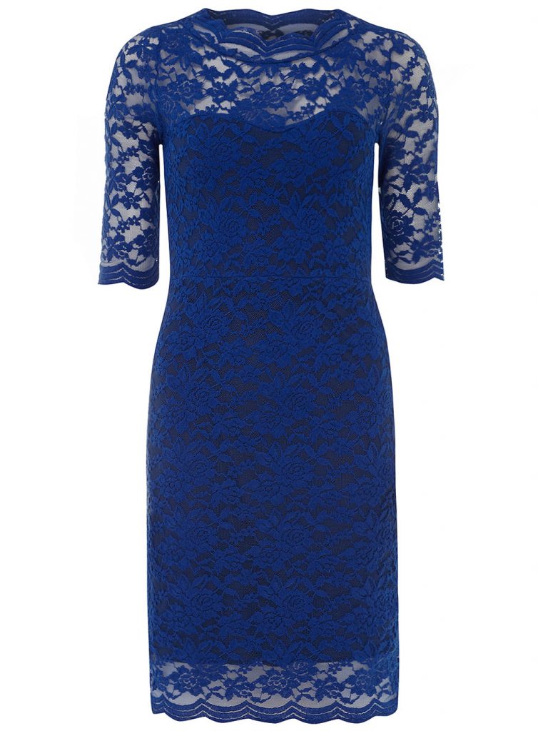 Blue Lace Dress | DressedUpGirl.com