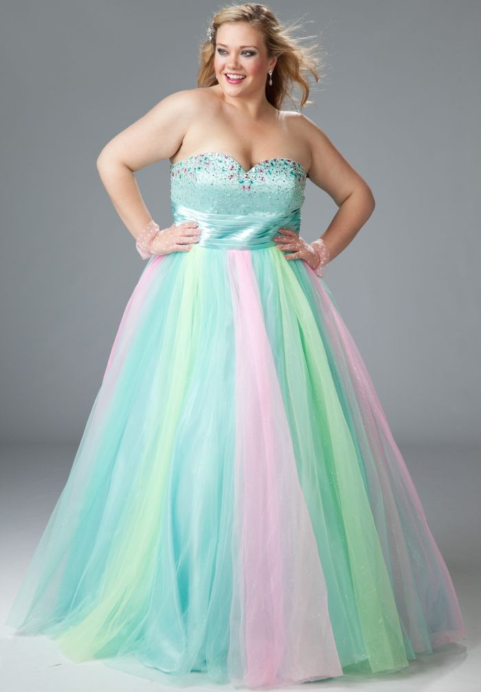 plus size princess prom dresses
