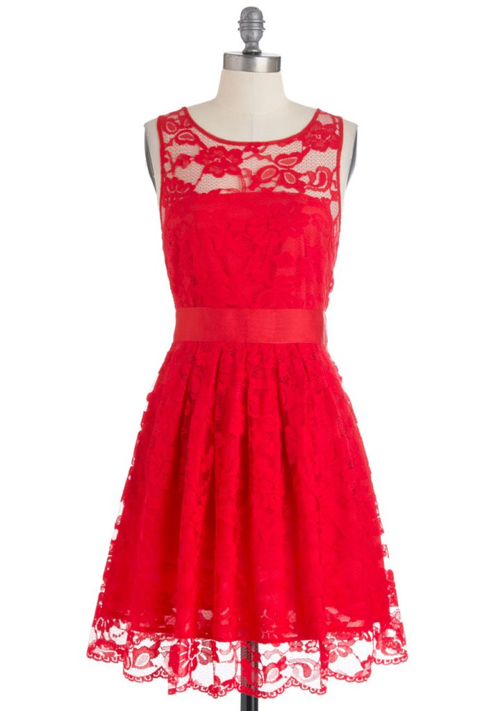 Red Lace Dress | DressedUpGirl.com