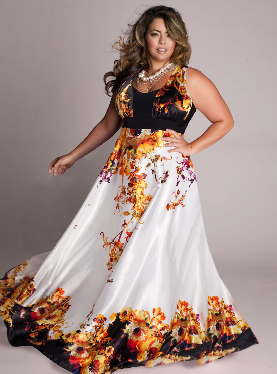 Plus Size Maxi Dresses DressedUpGirl