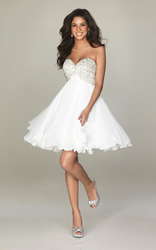 White Prom Dresses | Dressed Up Girl