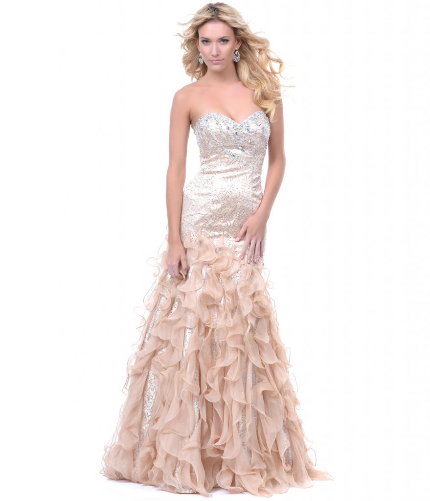 Champagne Prom Dresses | DressedUpGirl.com