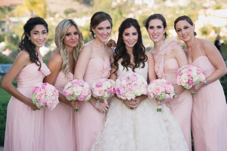 Pink Bridesmaid Dresses | DressedUpGirl.com