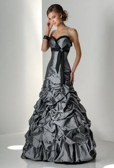 Silver Bridesmaid Dresses | DressedUpGirl.com
