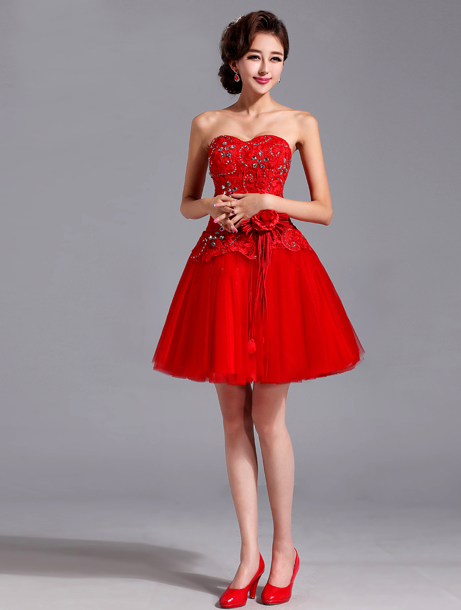 Wedding Dress Hem Too Short Elegant A Line Short Mini Draped One Shoulder Reception But