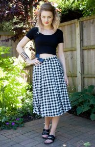 Gingham Skirt Images