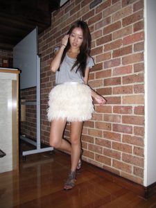 Ostrich Feather Skirt DIY