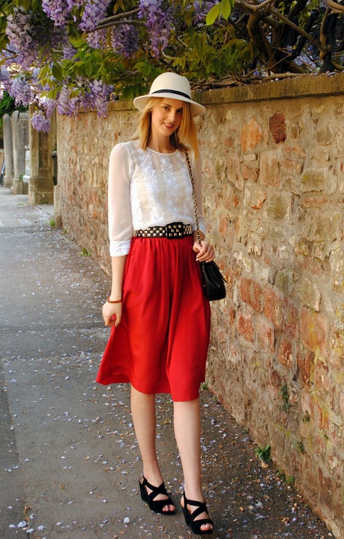 Silk Skirt | DressedUpGirl.com