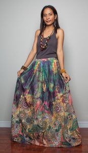 Long Boho Skirt