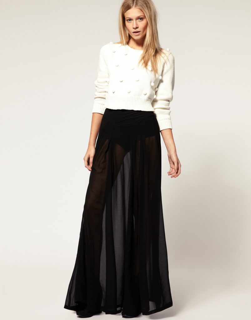Sheer Skirt | DressedUpGirl.com