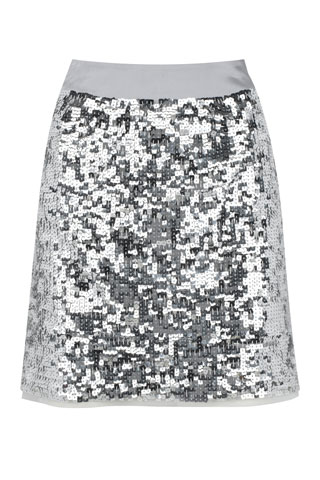 Silver Skirt | DressedUpGirl.com