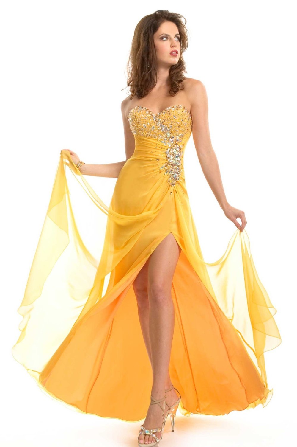 Yellow Gown | DressedUpGirl.com