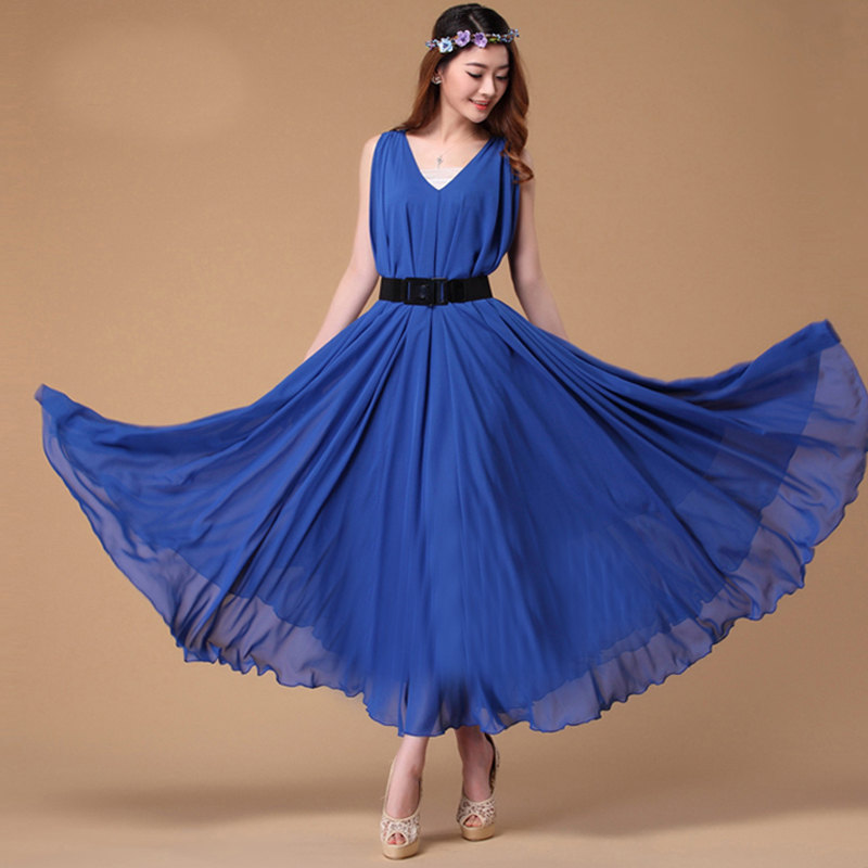 Royal Blue Sundress | DressedUpGirl.com