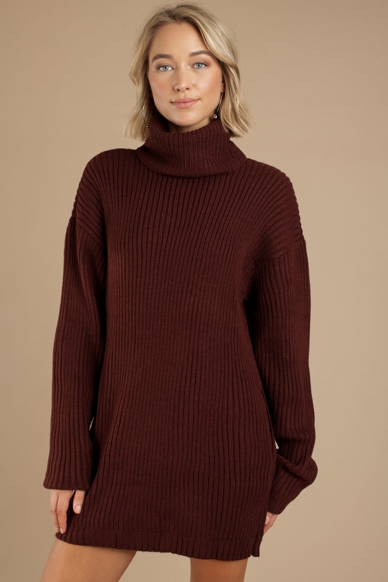 brown-sweater-dress-dressedupgirl