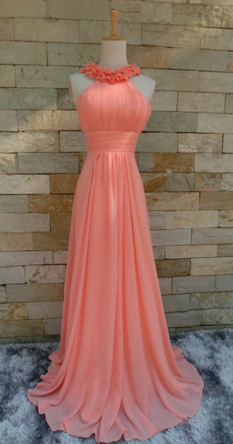 Coral Wedding Dress | DressedUpGirl.com