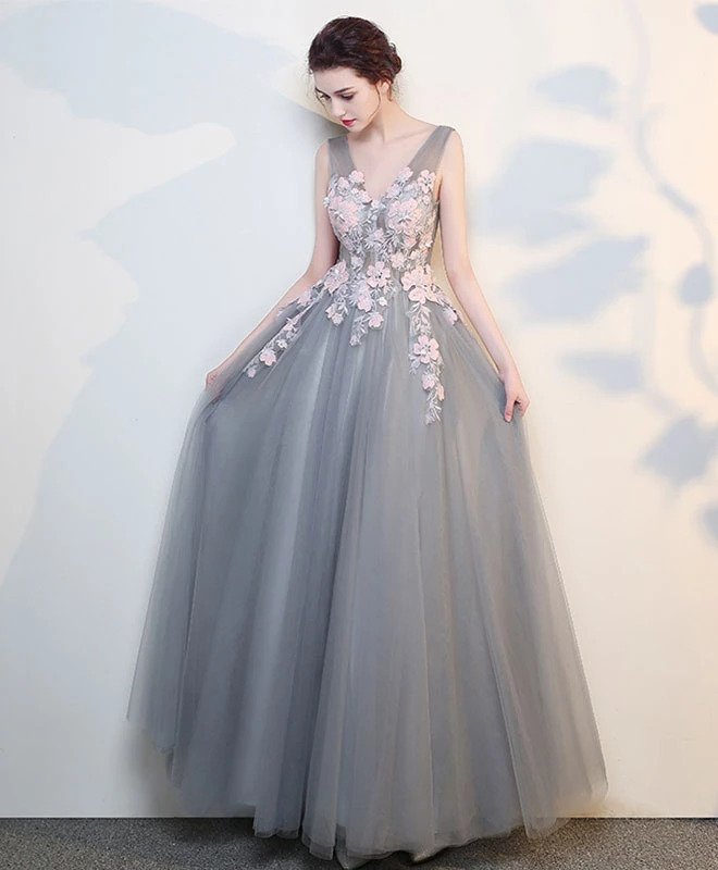 Grey Prom Dresses | DressedUpGirl.com
