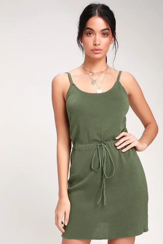 Green Mini Dress DressedUpGirl