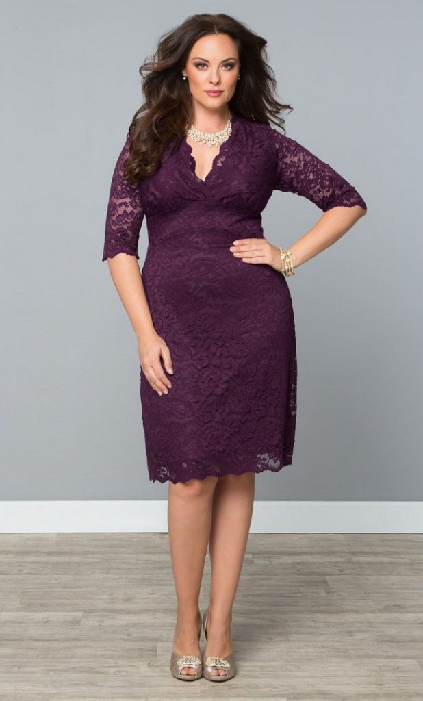 Purple Lace Dress | DressedUpGirl.com