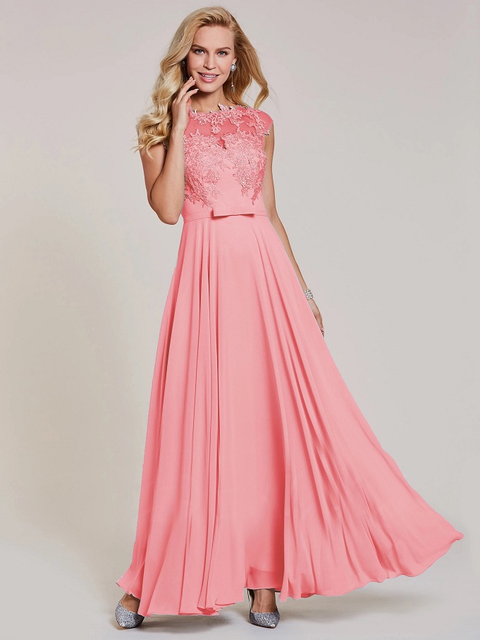 Coral Wedding Dress DressedUpGirl